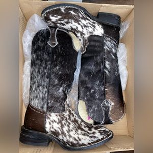 Cowhide boots